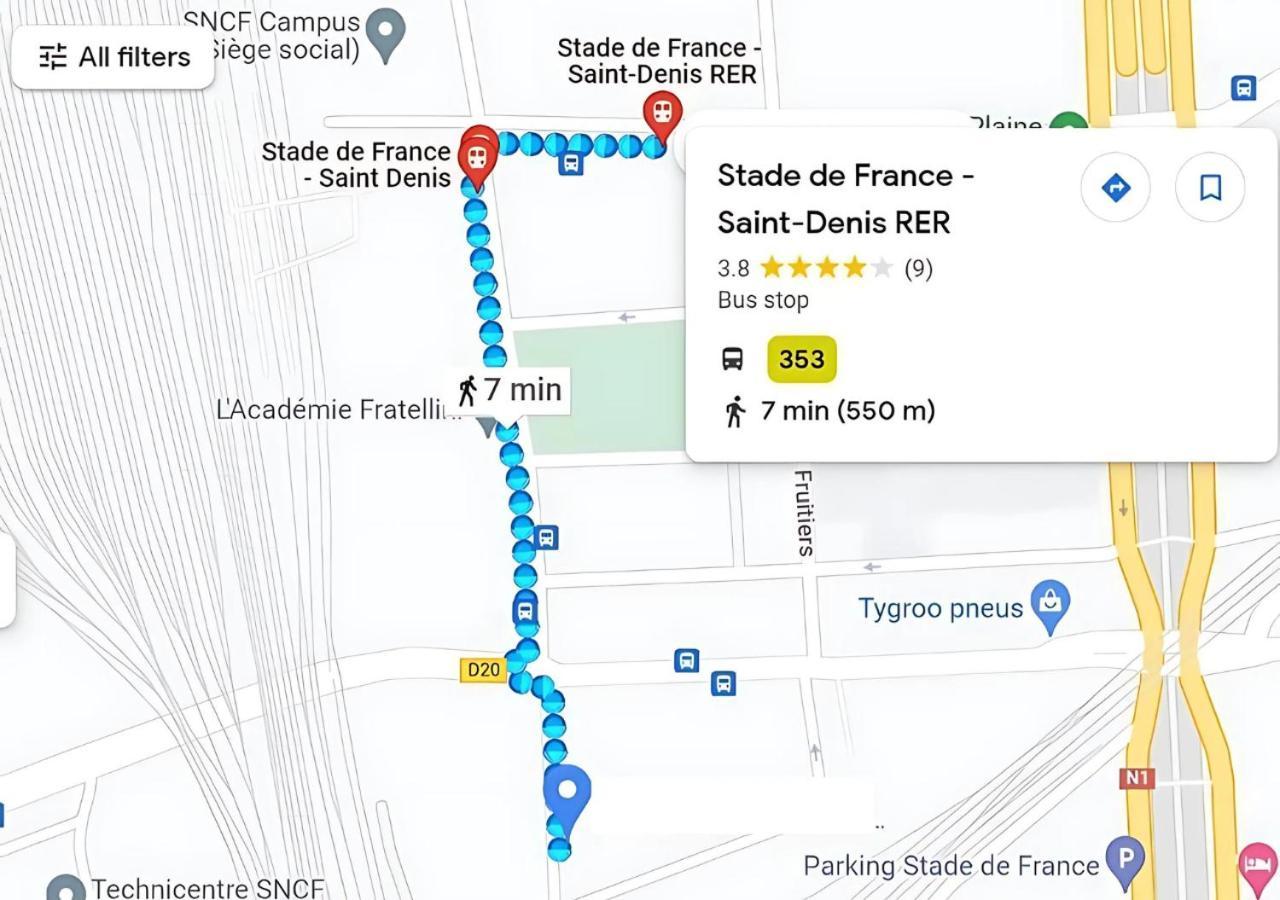 Live Like A Local Stylish 2Br With Balcony & Parking Leilighet Saint-Denis  Eksteriør bilde